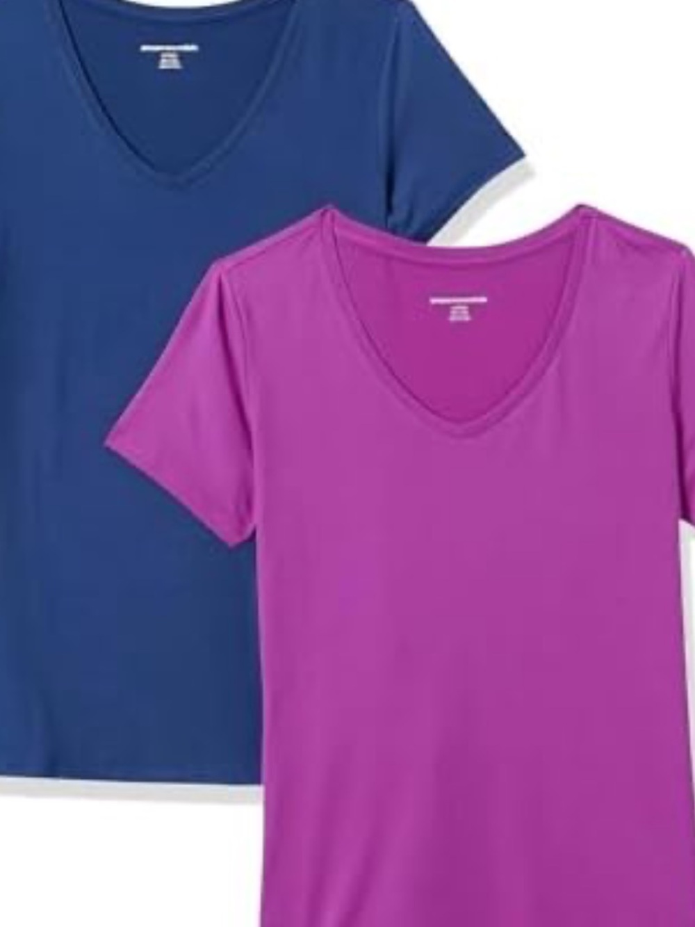 Amazon Essentials  Short Sleeve  t shirts-  2 pcs  t shirts size  x small nwt